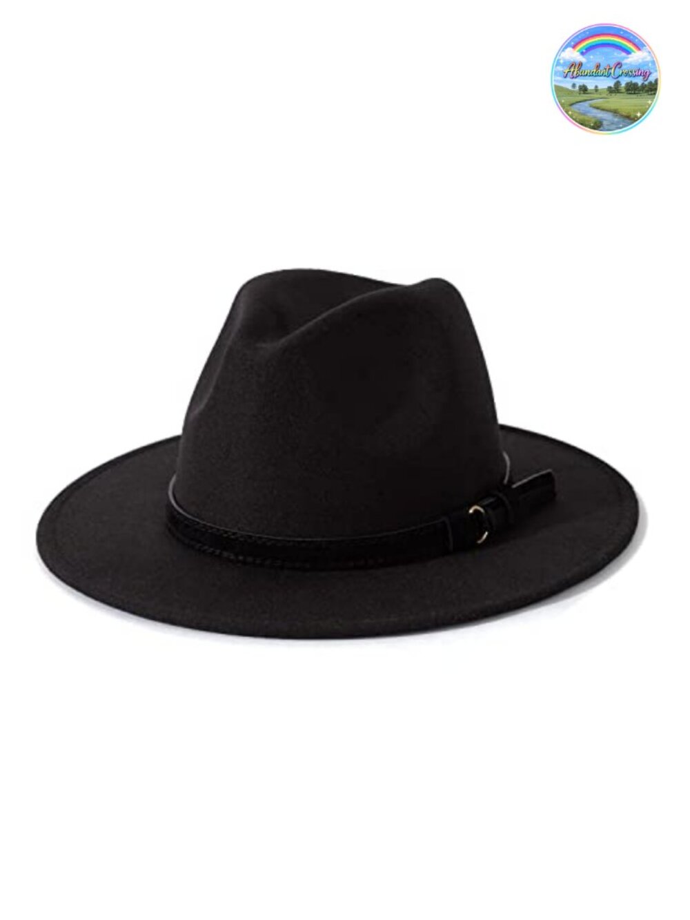 Vintage Wide Brim Fedora Hat Cotton Polyester Adjustable Casual Beach